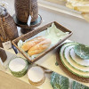 Cesto Baguettes Rattan ESCURO